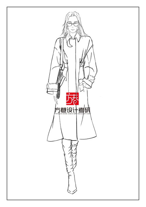 服装设计手绘线稿表达素材分享 基础与技巧
